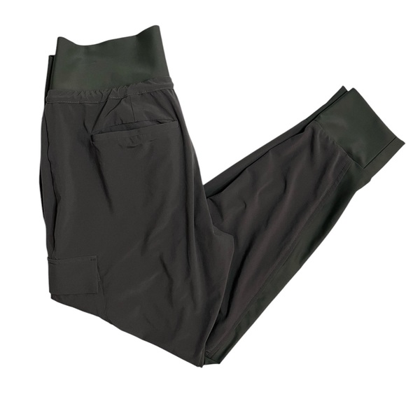 Athleta Moss Olive Green Sutton Utility Cargo Jogger Pants 4 - Picture 3 of 5